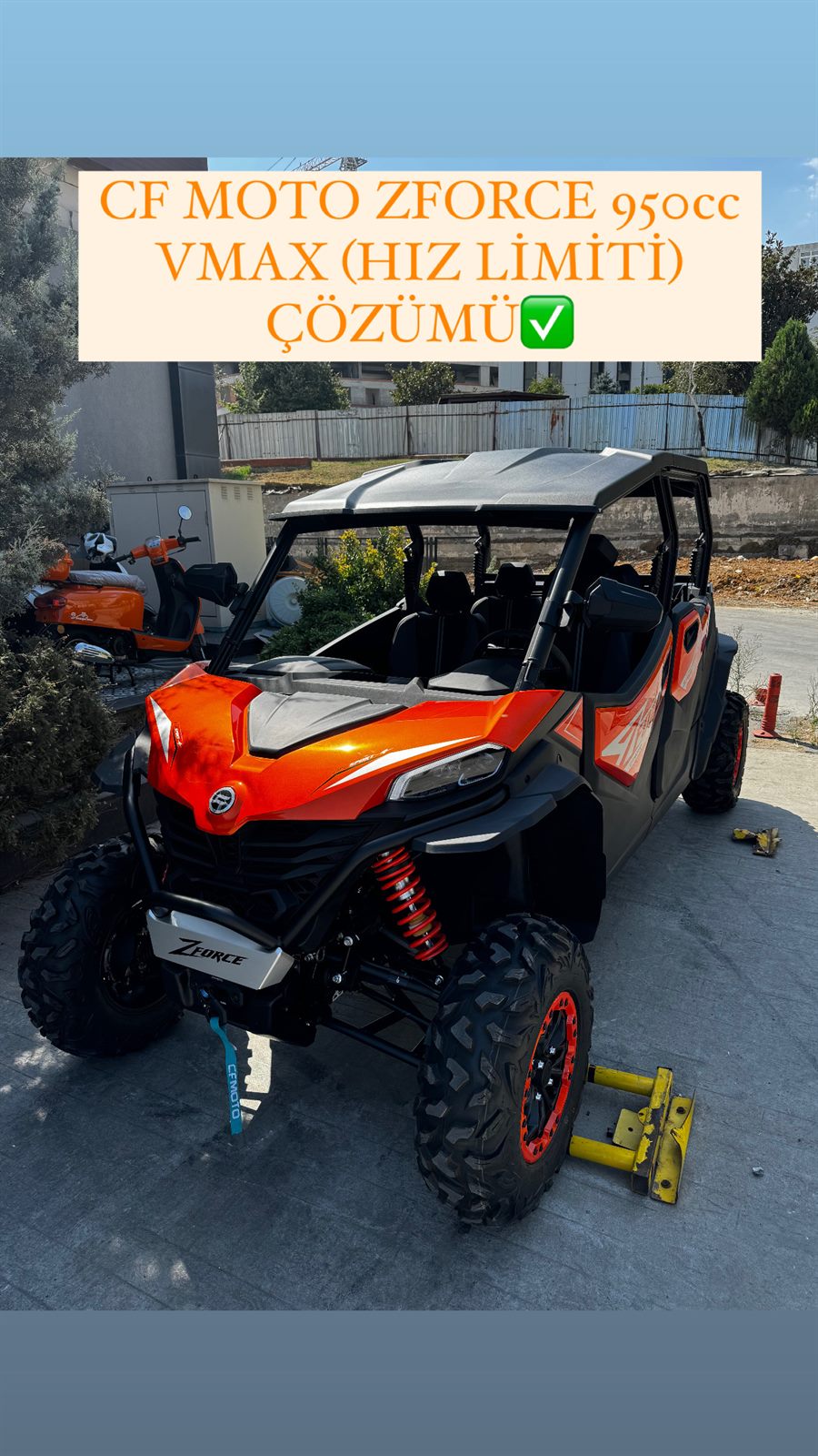 CF MOTO ATV hız limiti iptali İstanbul
