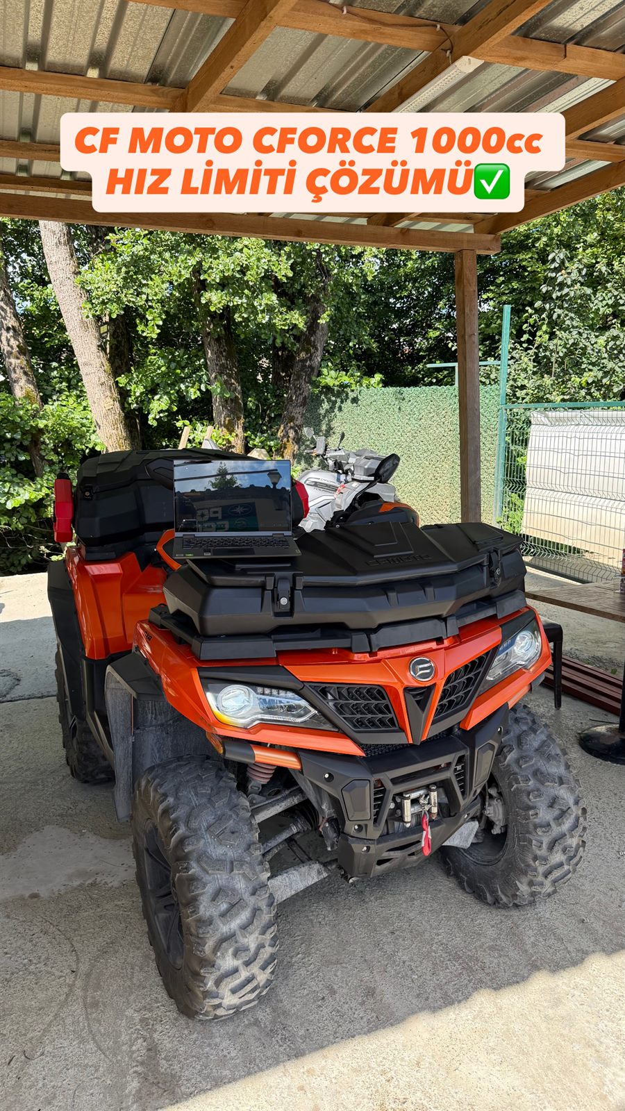 CF MOTO hız limiti iptali ECU yazılımı