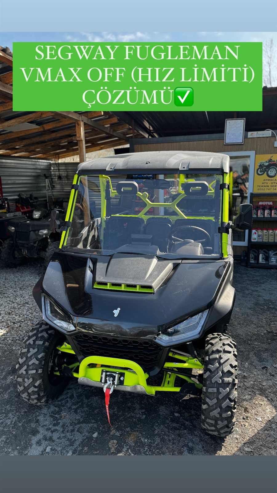 SEGWAY ATV UTV hız limiti iptali İstanbul